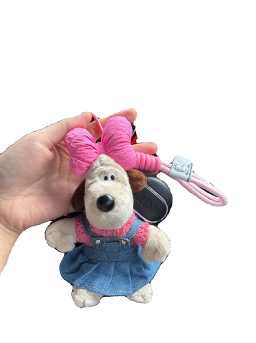 Милая плюшевая кукла с бантиком, мультяшный брелок, подвеска, подарок на день рождения