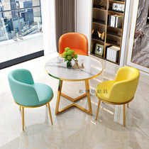 Light luxury net red balcony small table and chairs three-piece set one table and two chairs simple modern small round table leisure tea table and chair combination