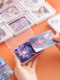 Card storage box transparent box card bag business card member card box classification office storage box plastic cotton swab