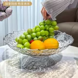 Легкая роскошная тарелка с фруктами, украшения журнального столика для домашней гостиной, высококачественная тарелка для конфет, тарелка для закусок, тарелка с фруктами с хорошим внешним видом