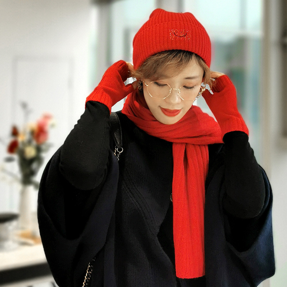 The brand cashmere Christmas three sets of parent-child suits by Kuyin not to be pleasantly surprised