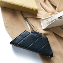 Ku Yin show woolen coat accessories new shoulder shoulder bag Hand bag leather bag ladies