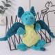 Dog Toy Puppy Plush Dinosaur Grinds Teeth and Makes Sounds