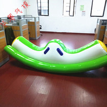 Water seesaw Inflatable water toys Slide Water jump bed Large mobile water park Animation Water world