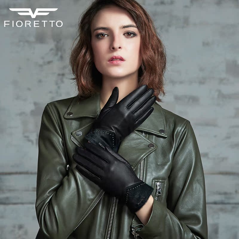 Gants pour femme FIORETTO en En peau de mouton - Ref 3156117 Image 3