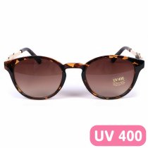 Hello Kitty Japan qualified anti-UV series leopard large face butterfly knot sunglasses