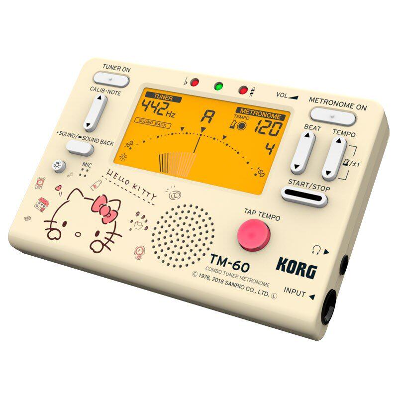Hello Kitty × KORG Japan qualifies for a tuning instrument and a dipper