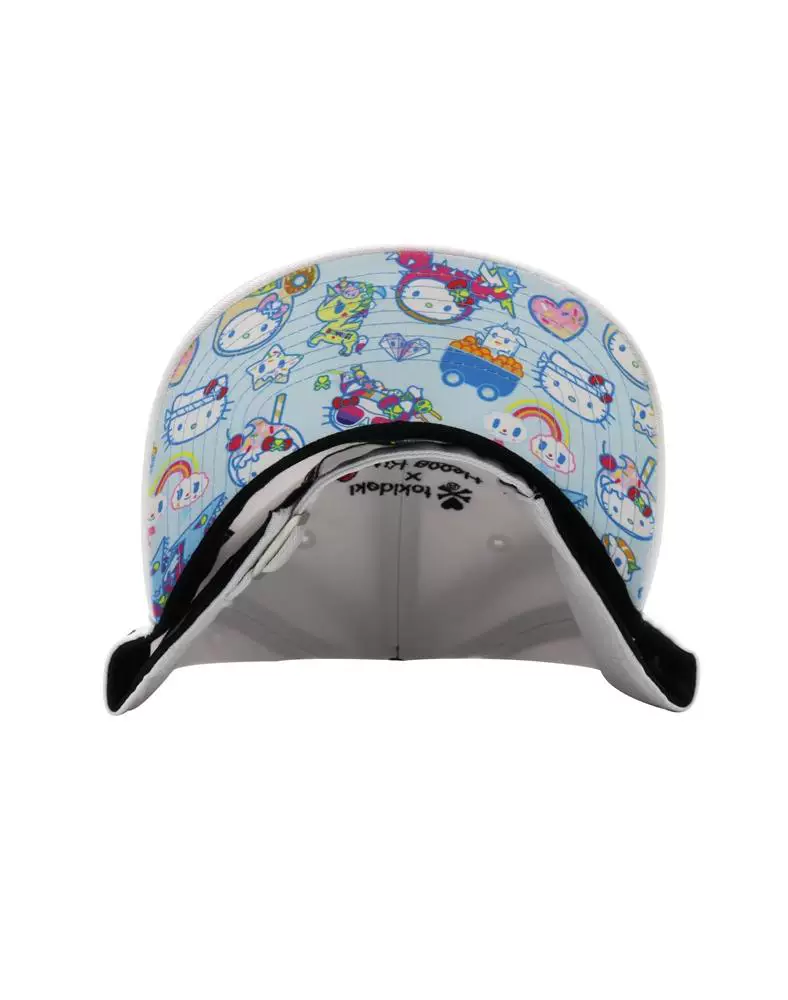 Hello kitty, monster, baseball cap with butterfly