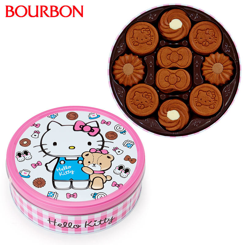 Bourbon Hello Kitty Chocolate Bear Cookie Gift Box (Tiny Chum) - Taobao