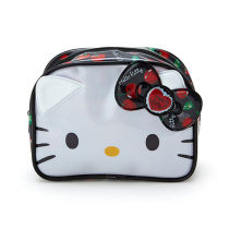 HELLO KITTY large face styling PVC waterproof make-up bag (Loving Cherry)