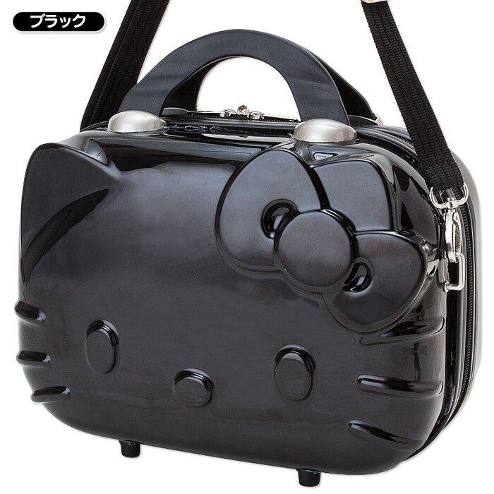 Hello Kitty Three-dimensional Big Face Portable Mini Crossbody Hard Shell Suitcase Black - Taobao