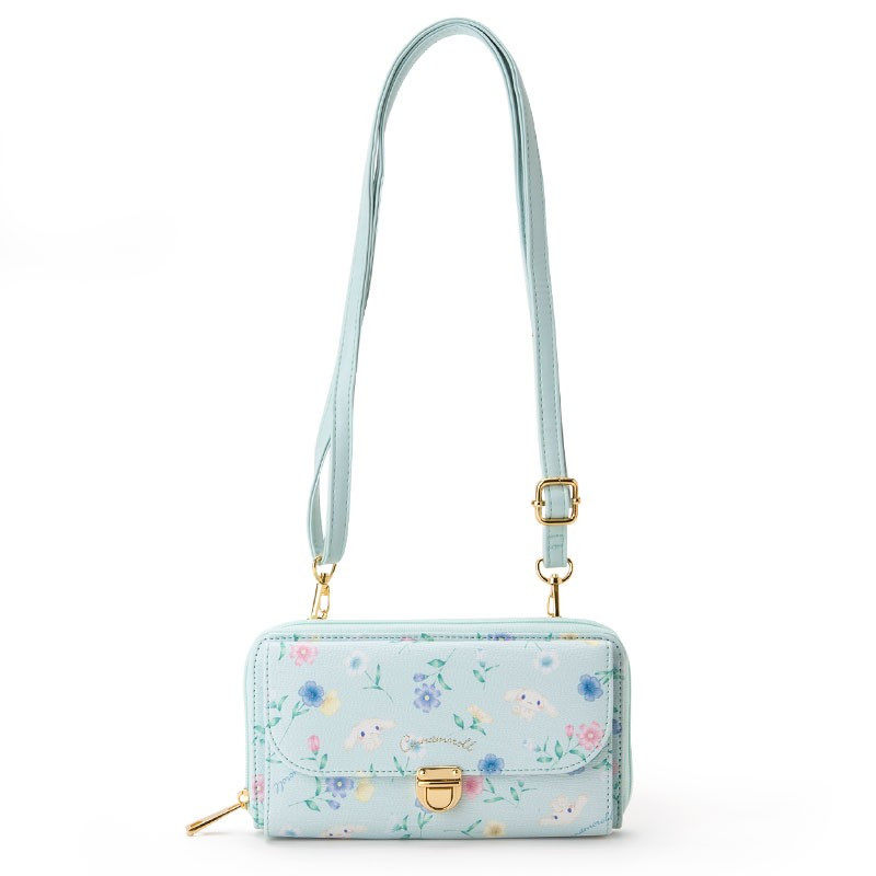 Sanrio Cinnamoroll Big ear dog flower series 2way shoulder back wallet