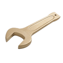 Security brand explosion-proof knocking wrench knocking open-ended wrench 50mm hitting wrench beryllium bronze wrench