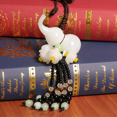 35厘米长!琉璃玉葫芦摆件装饰品