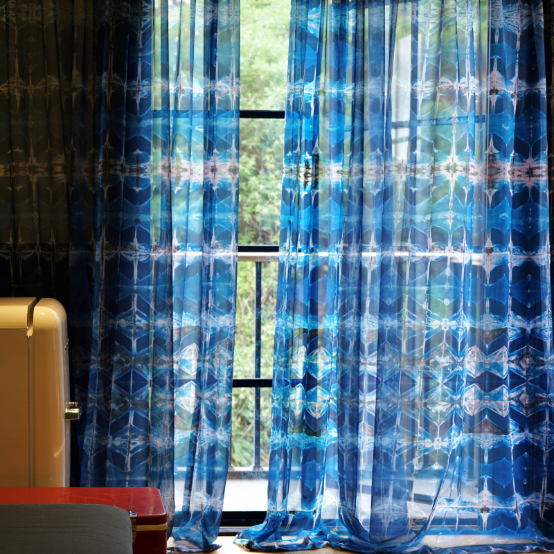 Original Designer Tie-Dye Curtains for Home, Living Room, Bedroom, Vintage Mid-Century Style Urban Curtains, Sheer Curtains, Door Curtains Original Designer Tie-Dye Curtains for Home, Living Room, Bedroom, Vintage Mid-Century Style Urban Curtains, Sheer Curtains, Door Curtains