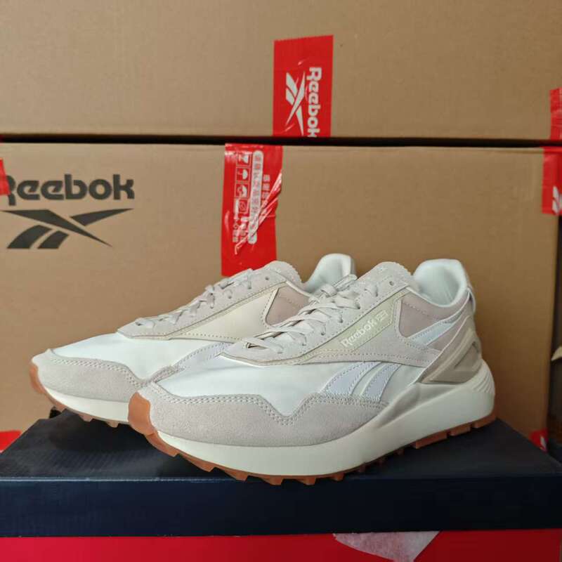 Reebok Cl Legacy Az Men's Gray and Brown Retro Casual Running Shoes Gz9726