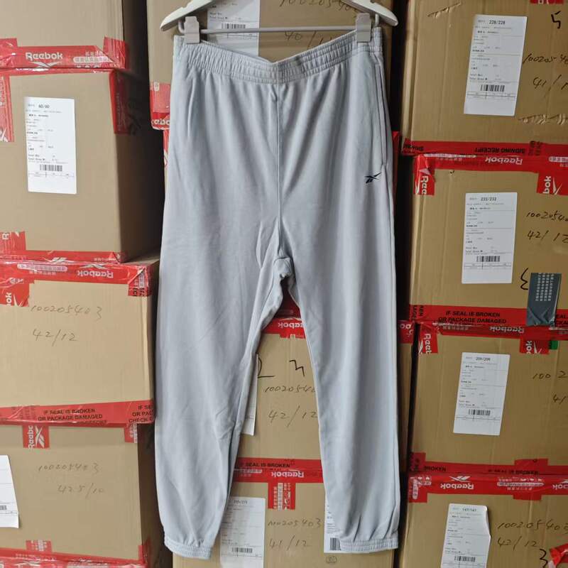 Reebok Men's Knitted Tapered Thin Terry Training Pants Ic4858