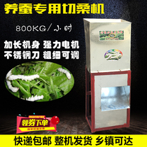 Electric Mulberry cutting machine mulberry leaf cutting machine silkworm breeding special mulberry leaf cutting machine shredder slicing Mill mulberry leaf machine