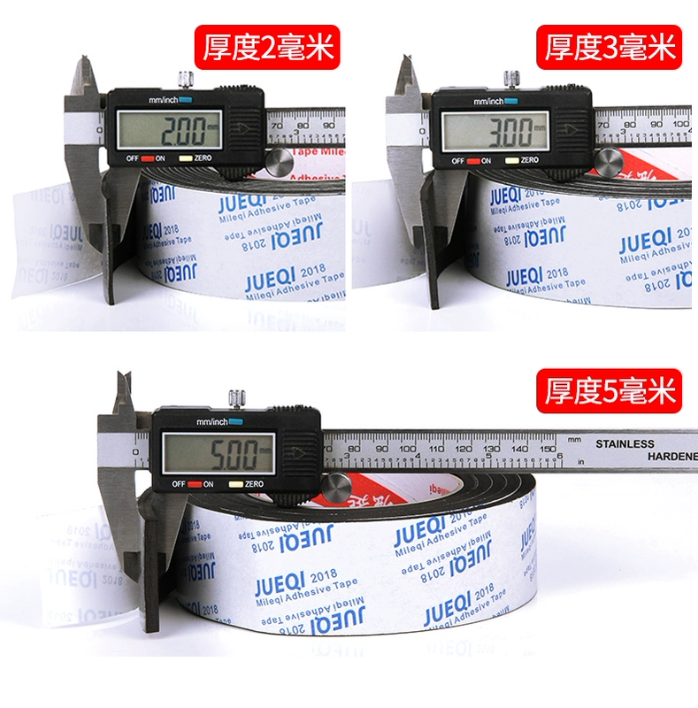 Miller Qi Jia bọt dày băng xốp với hai mặt băng cách âm cửa sổ windproof chênh lệch gió dưới dán cửa gắn liền với nội thất xe và ngoại thất tường mạnh mẽ băng móc dính Dải dán keo