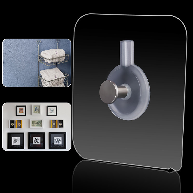 Hook Stickers, No-Trace, No-Drill, Fixed to the Wall, Photo Frames, Strong Adhesive Wall Stickers, Picture Frame Hanging Hooks, Adhesive Stickers