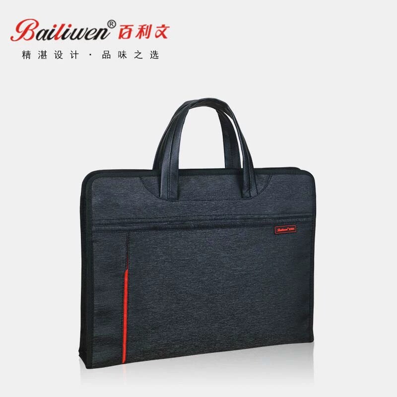 Briefcase for men Business handheld Archives Information A4 File Package Canvas Woman Office Bag Large Capacity Computer Containing Bag