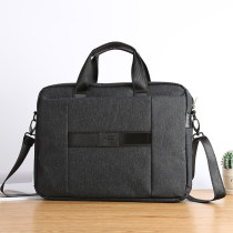  Angte document bag A4 briefcase Laptop bag Canvas zipper business bag Mens and womens file bag conference bag