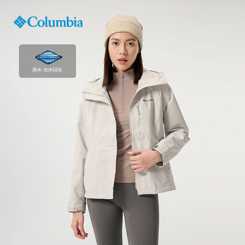 Columbia Women's 25 Autumn and Winter New Outdoor Waterproof Breathable Windproof Jacket Wr0533