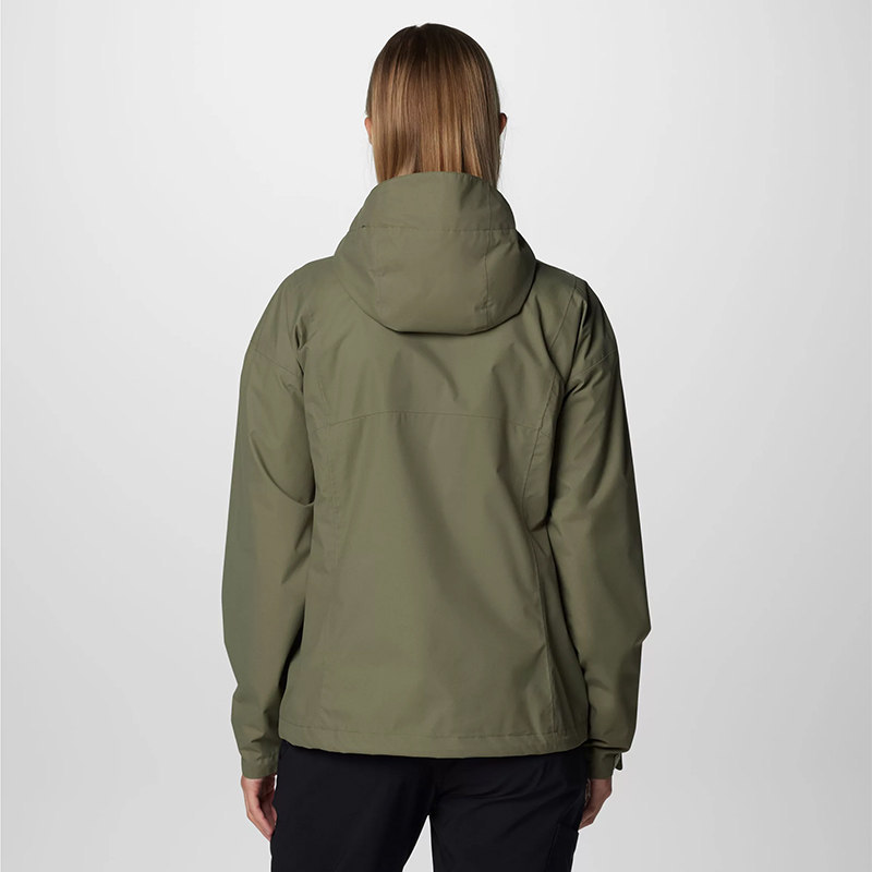 Colombian Women's Clothing 2025 Spring/Summer New Waterproof and Windproof Hooded Single-Layer Jacket Wr0533/Xr5941