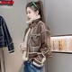 2023 Winter Fur All-in-One Motorcycle Suit Western Style Granular Velvet Lamb Wool Casual PU Leather Clothes Short Cotton Clothes Jacket for Women