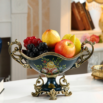 European-style luxury binaural fruit tray storage home living room coffee table restaurant new creative modern decorations ornaments