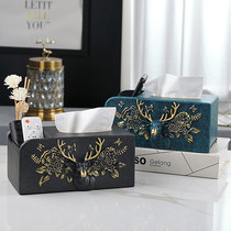 New Chinese Resin Paper Towels Box Home Creative Multifunction Swing room Desktop Remote control The collection of paper crammy box