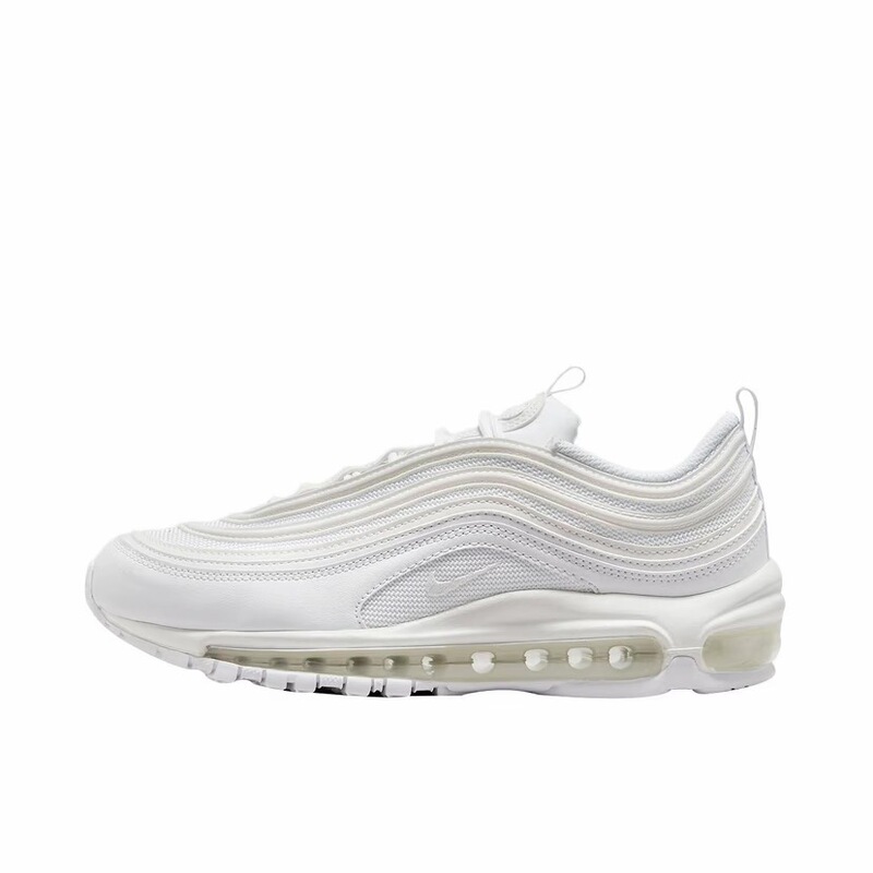 Nike Air Max 97 Shock-Absorbing, Breathable, Lightweight, Low-Top, Women'S, White Dh8016-100 Nike Air Max 97 Shock-Absorbing, Breathable, Lightweight, Low-Top, Women'S, White Dh8016-100