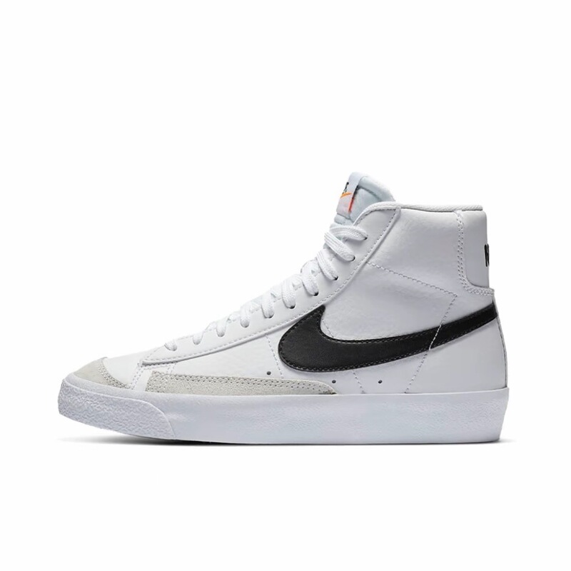 Nikeblazer Mid 77'77 Comfortable Gs Mid-Top Sneakers White and Black Da4086-100