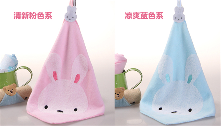 Vàng số bông khăn baby khăn nhỏ khăn ba mềm mại, thấm Khăn Khăn bông con rửa mặt với dây buộc - Khăn tắm / áo choàng tắm khăn tắm xô