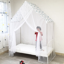 Childrens bed spire mosquito net custom toddler bed floor mosquito net creative crib baby bed splicing bed cot