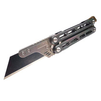 MOYEWORKS sharp shark EDC titanium alloy art throwing Hell Cat old nine multifunctional Outdoor