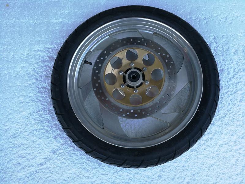 Bánh trước xe máy CF250T-5J Hurricane V3 V5 V9 vành thép phía trước CF250T-3A bánh trước phụ tùng nguyên bản - Vành xe máy vành xe