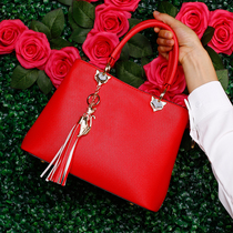 2021 red wedding bag bridal bag wedding new handbag large capacity wedding bag female companion bag wedding