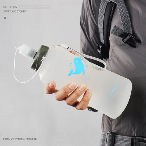 Силиконовый клей, складной портативный вместительный и большой чайник для спортзала для путешествий, 750 мл