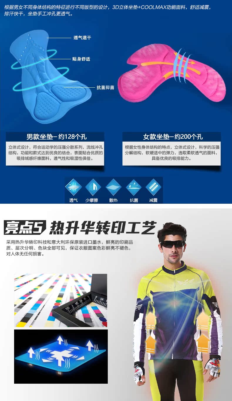 Tenue de cyclisme homme MOUNTAINPEAK - Ref 2215815 Image 9