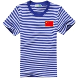 Летняя ретро футболка с коротким рукавом подходит для мужчин и женщин, делается под заказ, с печатью вашего логотипа