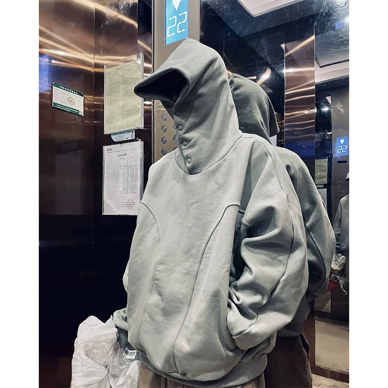 Худи демисезонное oversize унисекс, полуплотная куртка — размеры M–2XL, светло‑серый/чёрный/синий