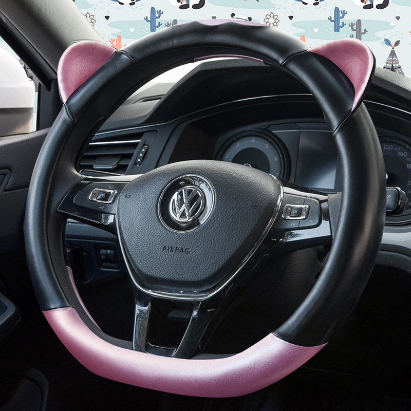 Fox POLO Bao coming to Longyi Golf Speed Templing TuguanL steering wheel sleeve Women cute Korean cartoon D Type