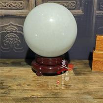Natural Jade Water Crystal Ball Round Ball Pendulum Pieces Large Round Stone Spring Home Living Room Office Genguan Decoration Craft Gifts