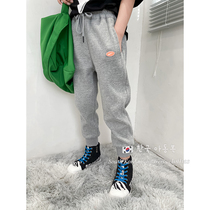 Pola small station girl sports pants spring autumn 2021 new ocean gas 100 hitch foot pants children Summer Harun pants