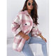 Women2022FashionINSStyleLoosePlaidLongSleeveJacket