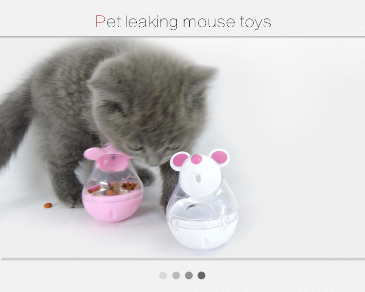Pet đồ chơi chó mèo rò rỉ thực phẩm bóng tumbler vật nuôi mèo cung cấp mèo giải trí đồ chơi chuột rò rỉ đồ chơi - Mèo / Chó Đồ chơi bán đồ chơi cho chó