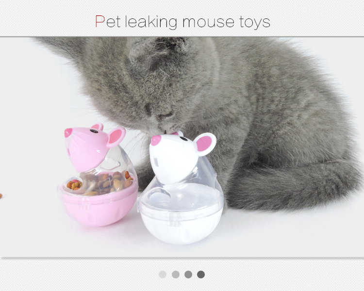 Pet đồ chơi chó mèo rò rỉ thực phẩm bóng tumbler vật nuôi mèo cung cấp mèo giải trí đồ chơi chuột rò rỉ đồ chơi - Mèo / Chó Đồ chơi bán đồ chơi cho chó
