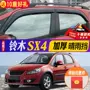 Suzuki Tianyu SX4 mưa visor đi xe sắc nét sửa đổi chiếc xe đặc biệt mui trần SX4 hatchback cửa sổ mưa lông mày nhấp nháy - Sửa đổi ô tô dụng cụ vệ sinh nội thất ô tô