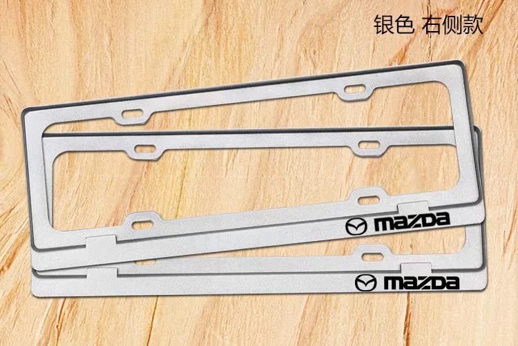 Khung biển số xe Mazda mới ngựa 6 ngựa 3 cánh CX-457 sao Khung biển số xe Artez Angke Sella - Sửa đổi ô tô máy dọn nội that ô to